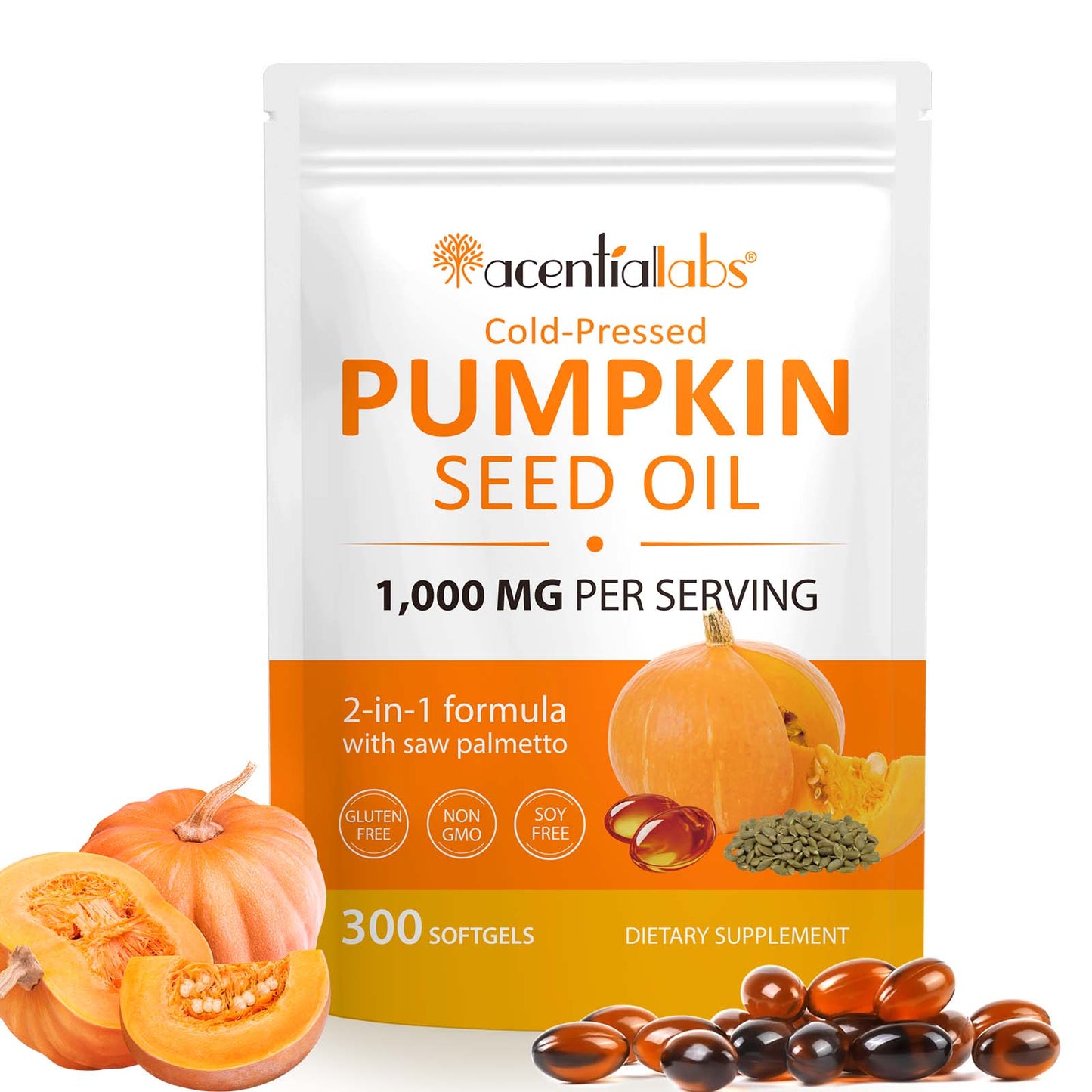 Organic Pumpkin Seed Oil Softgels™