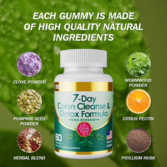 7-Day Colon Cleanse & Detox Capsules