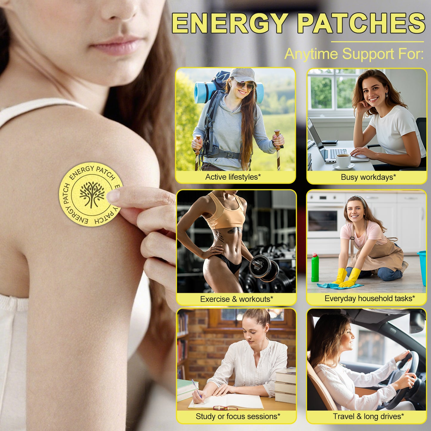 Energize™ Vegan Energy Patches TM
