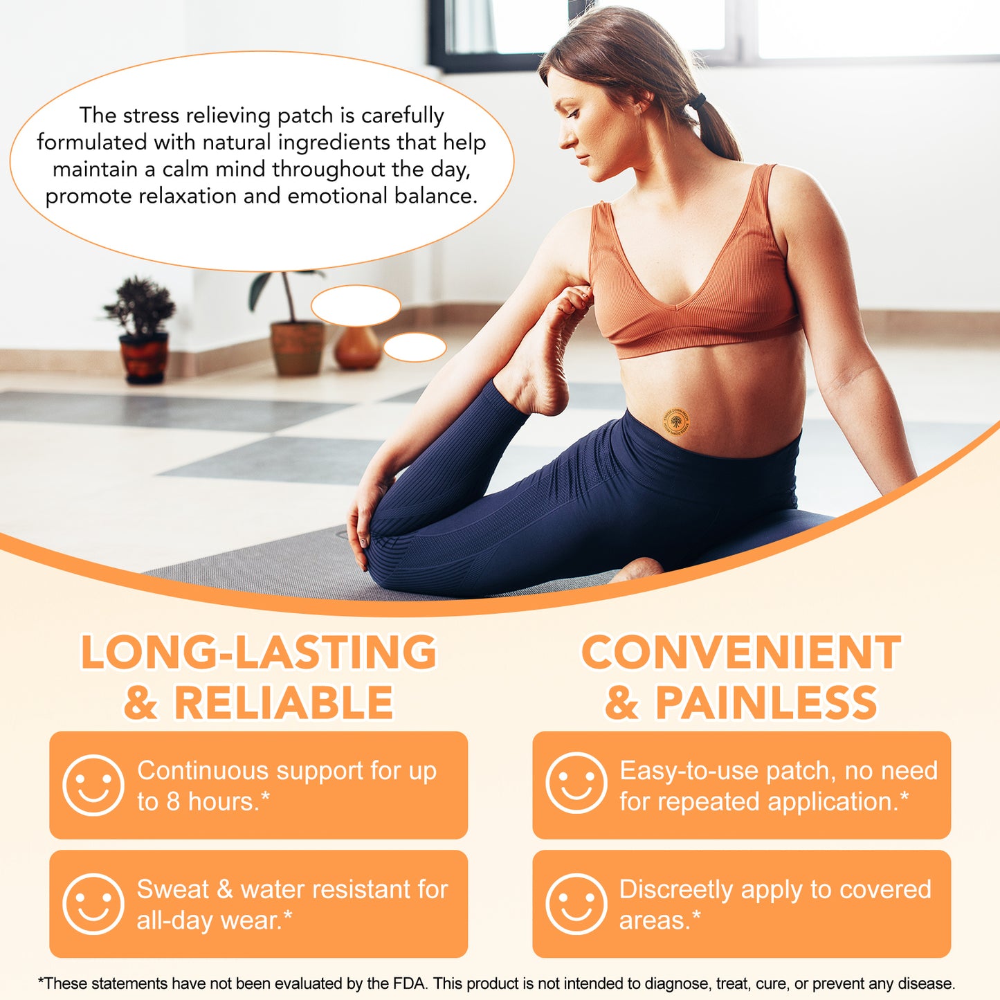 CalmEase Waterproof Stress Relief Patch™