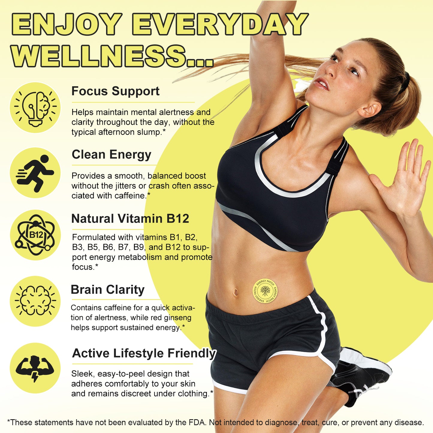 Energize™ Vegan Energy Patches TM
