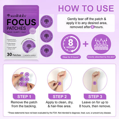 Super Focus Vitamin B Patches™