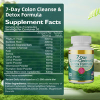 7-Day Colon Cleanse & Detox Capsules
