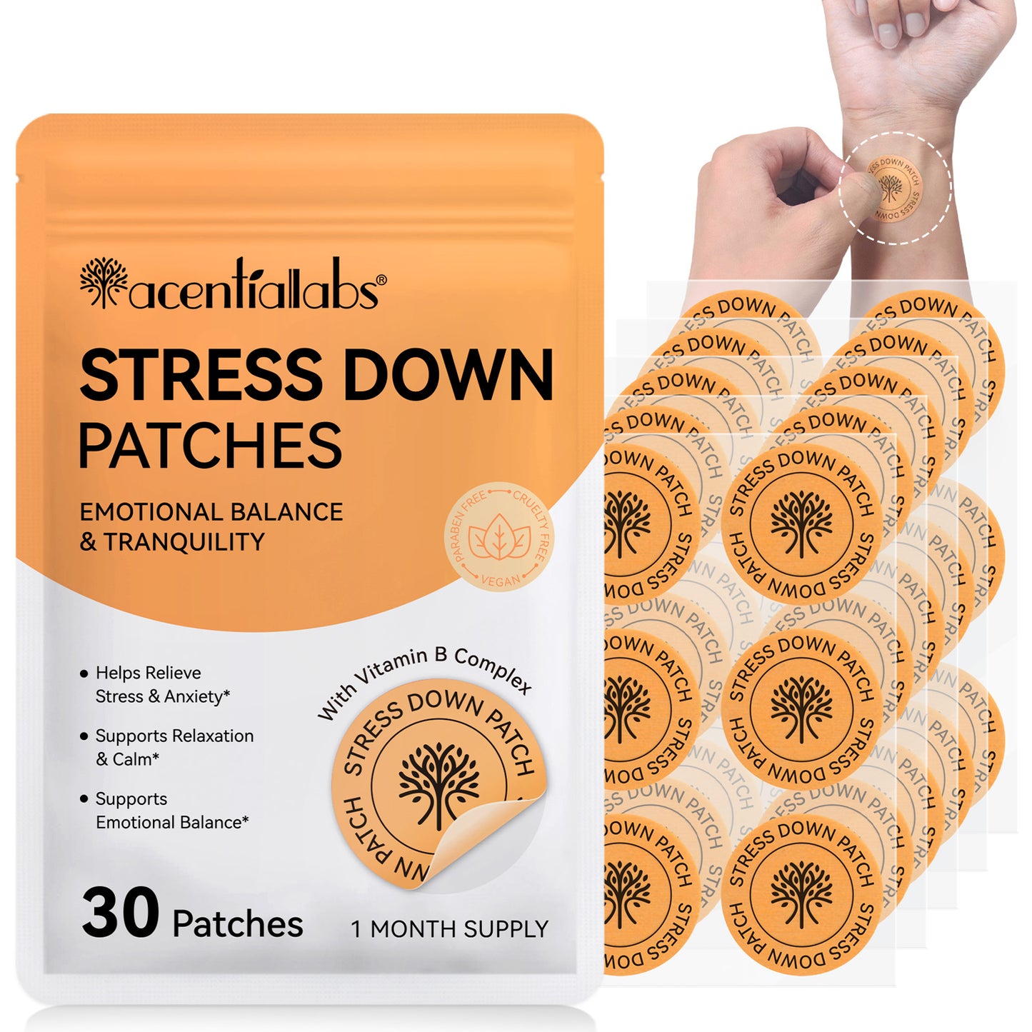 CalmEase Waterproof Stress Relief Patch™