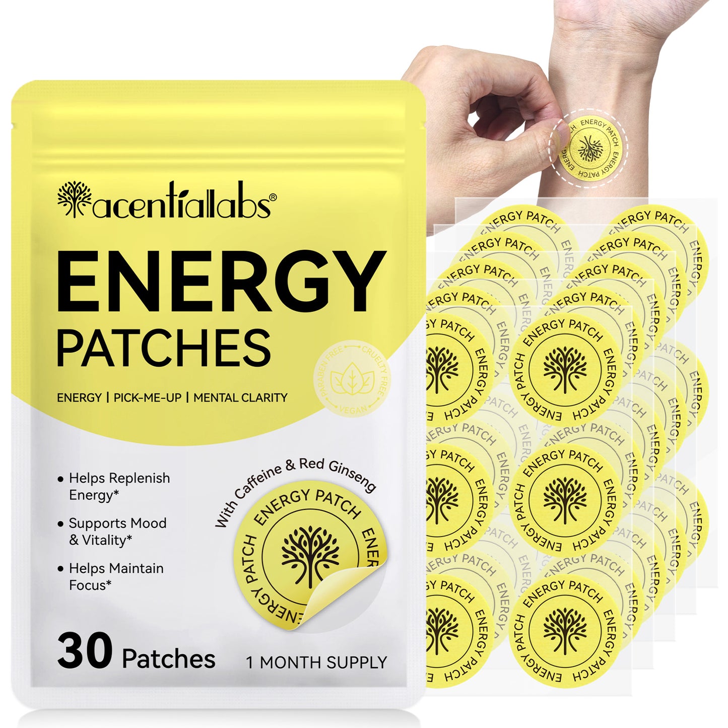Energize™ Vegan Energy Patches TM
