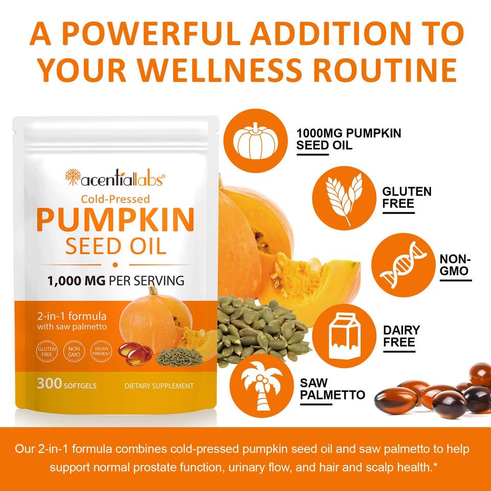 Organic Pumpkin Seed Oil Softgels™