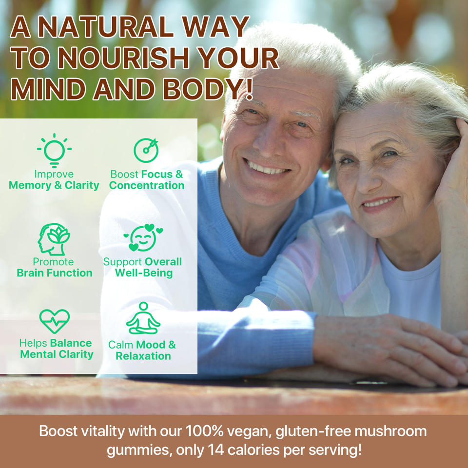 Organic Lion's Mane Energy Gummies™