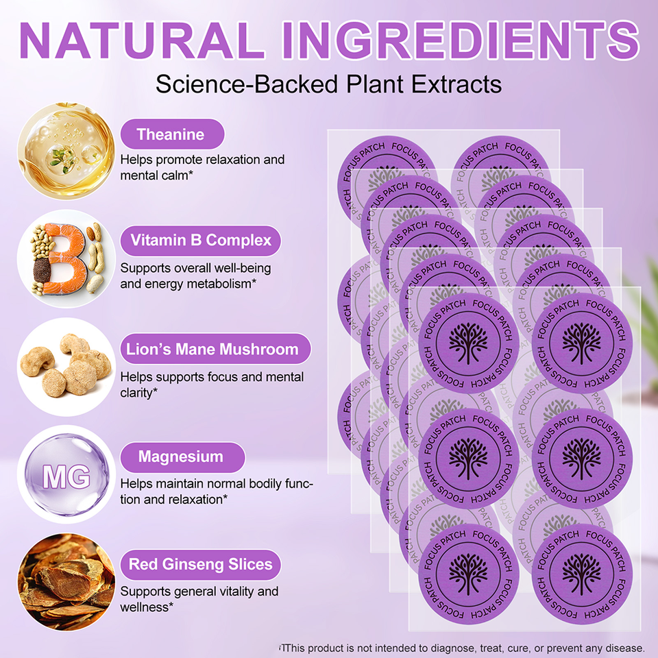 Super Focus Vitamin B Patches™