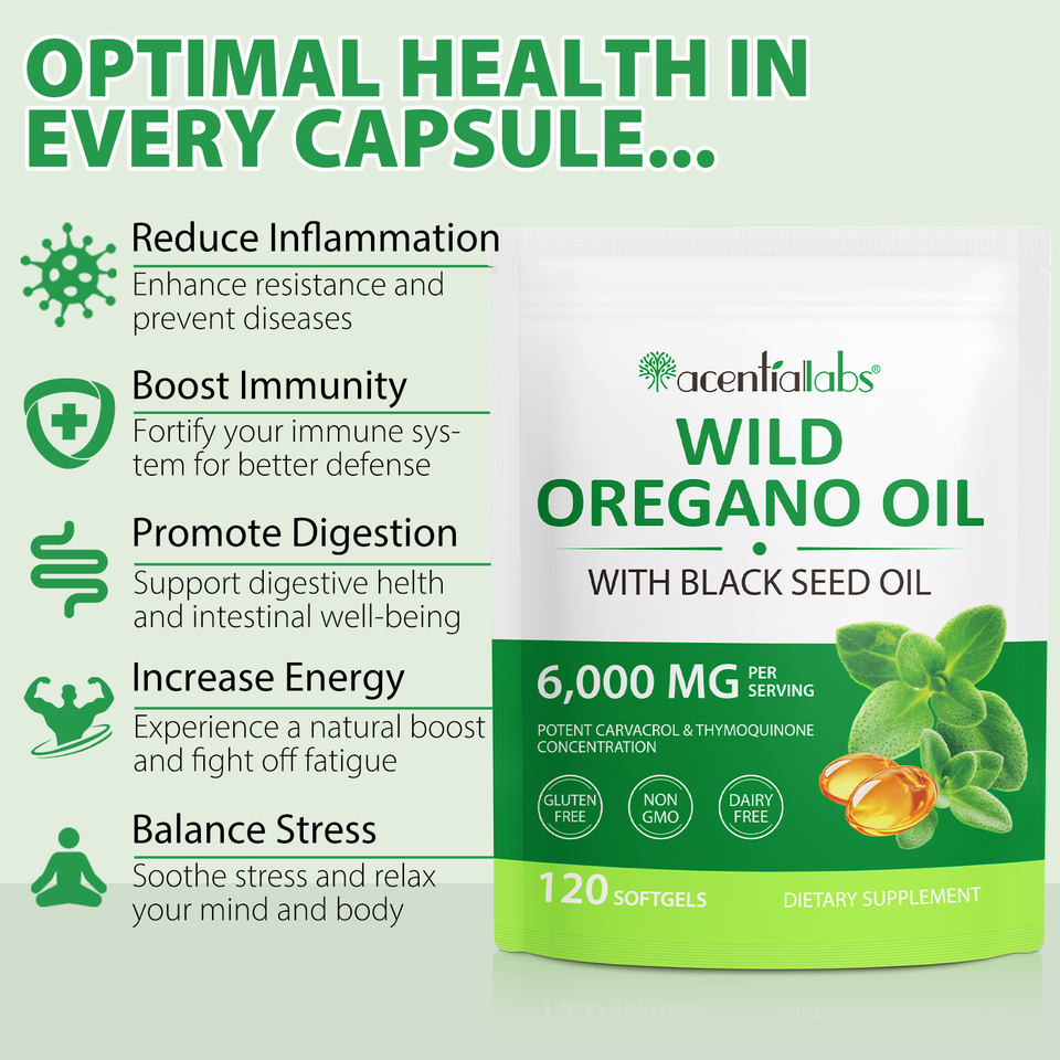 Organic Wild Oregano Oil Softgels™