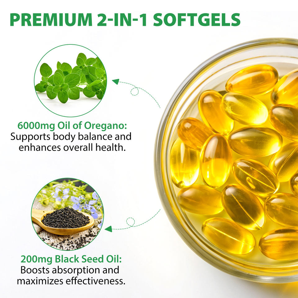 Organic Wild Oregano Oil Softgels™